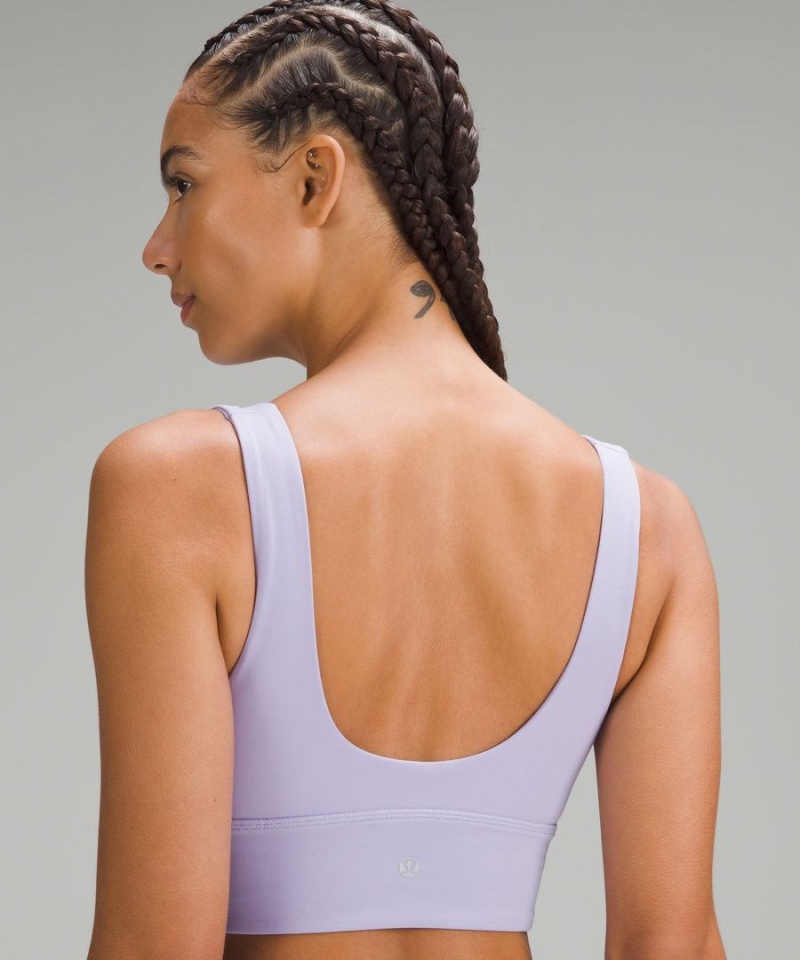 Sujetador Deportivo Lululemon Align™ V-Neck Bra Light Support, C/D Cup Mujer Moradas Chile | 754NIJQFE