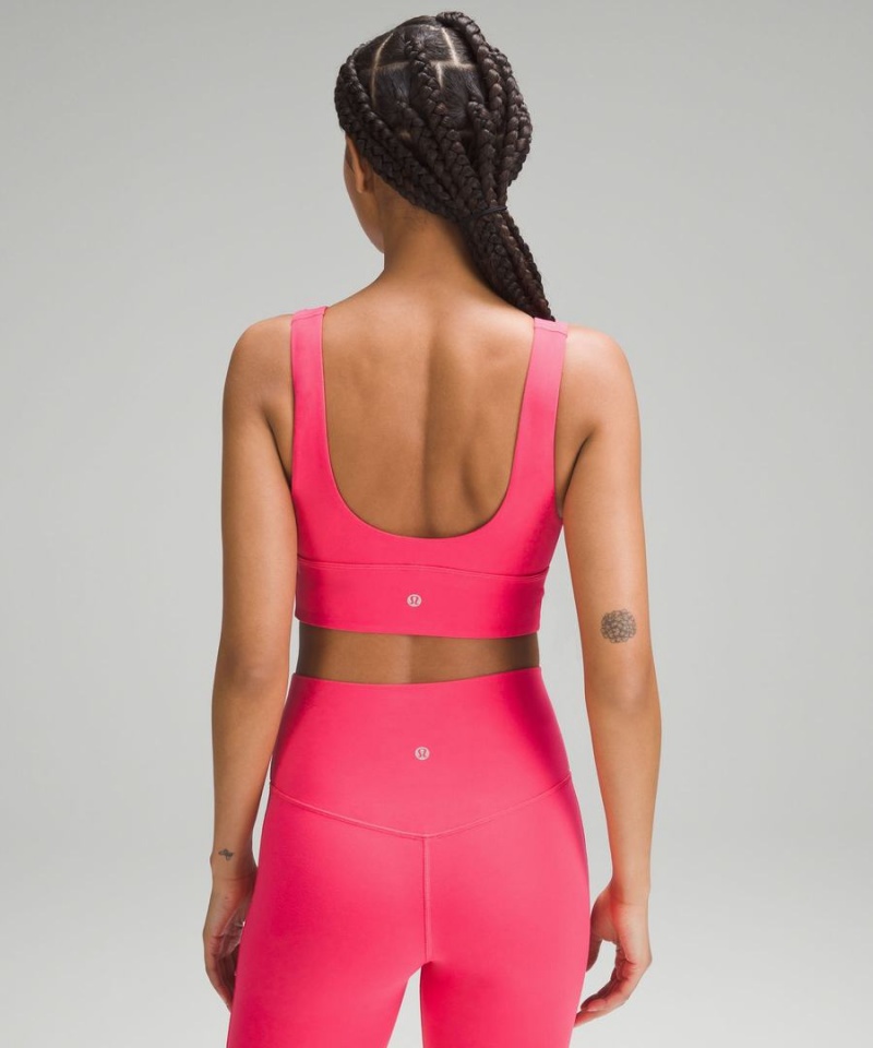 Sujetador Deportivo Lululemon Align™ V-Neck Bra Light Support, C/D Cup Mujer Rojas Chile | 983GIHSPY