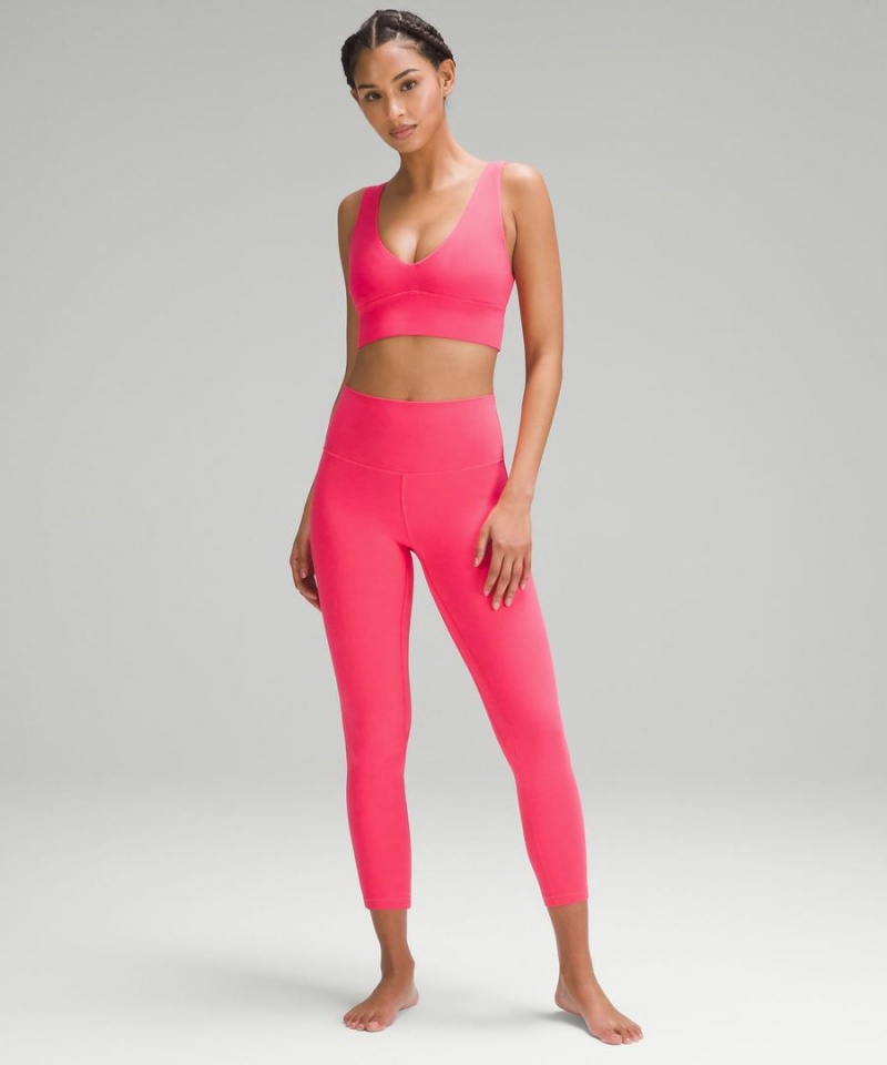Sujetador Deportivo Lululemon Align™ V-Neck Bra Light Support, C/D Cup Mujer Rojas Chile | 983GIHSPY