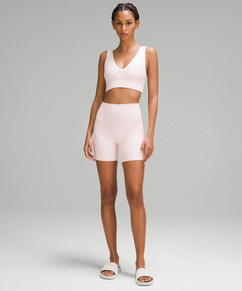 Sujetador Deportivo Lululemon Align™ V-Neck Bra Light Support, C/D Cup Mujer Rojas Claro Chile | 153MRLNTX