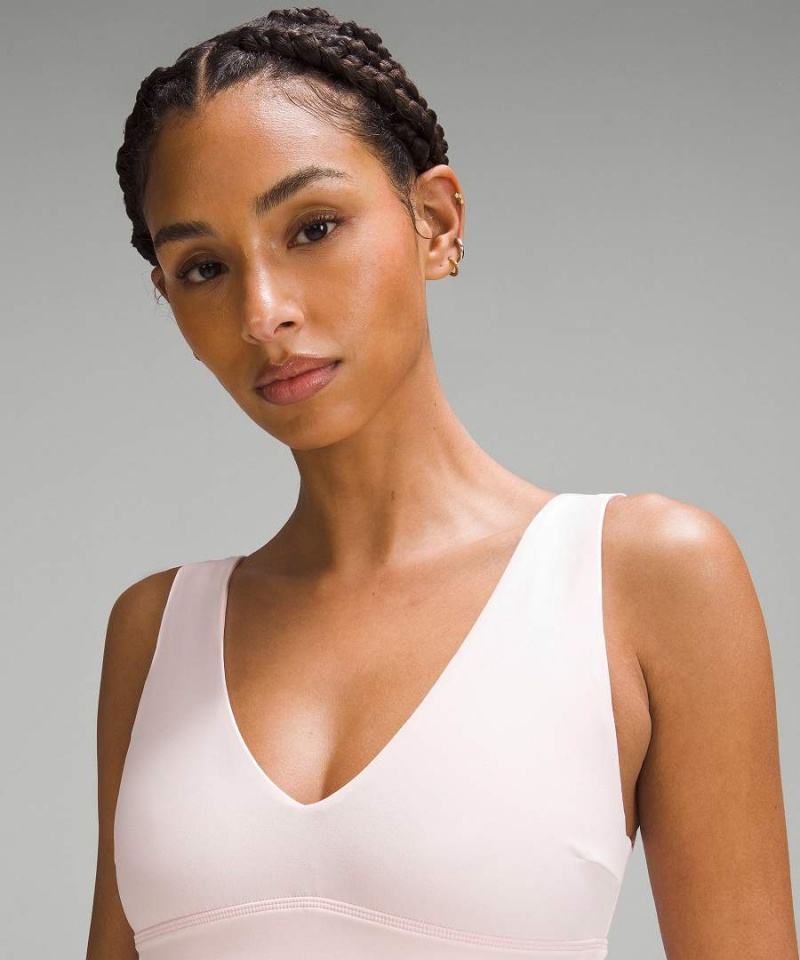 Sujetador Deportivo Lululemon Align™ V-Neck Bra Light Support, C/D Cup Mujer Rojas Claro Chile | 153MRLNTX