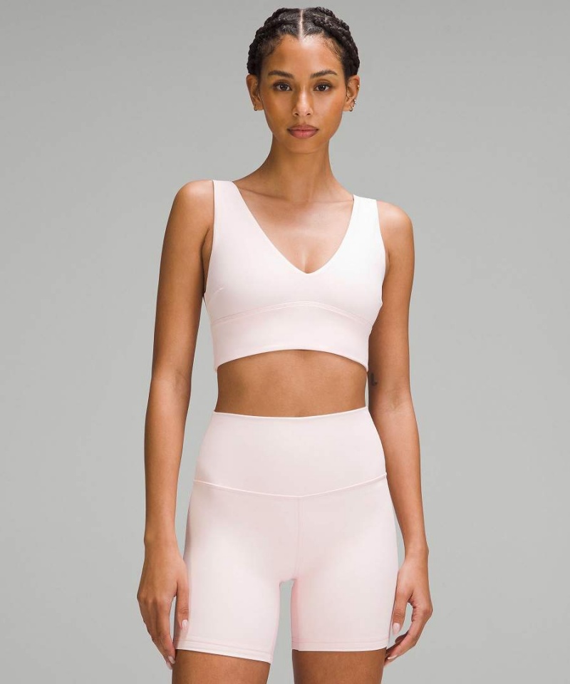 Sujetador Deportivo Lululemon Align™ V-Neck Bra Light Support, C/D Cup Mujer Rojas Claro Chile | 153MRLNTX