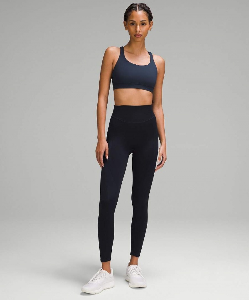 Sujetador Deportivo Lululemon Energy Bra Medium Support, B–D Cups Mujer Azul Marino Chile | 648BCSRTQ
