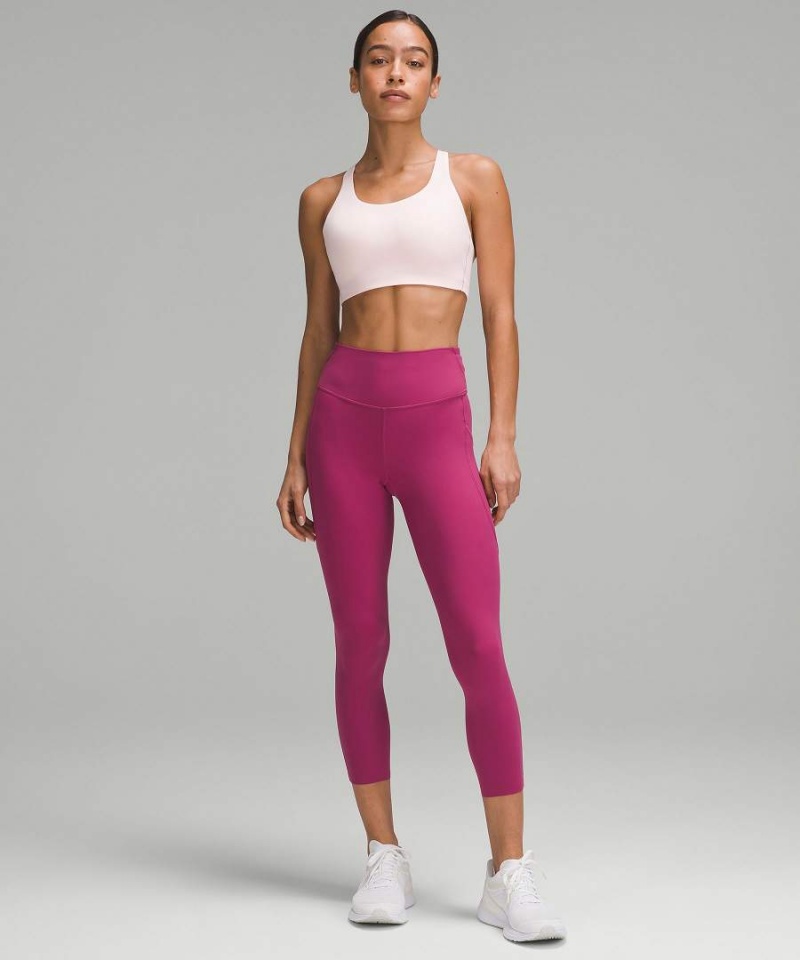 Sujetador Deportivo Lululemon Energy Bra High Support, B–DDD Cups Mujer Rojas Claro Chile | 603KPTNRM
