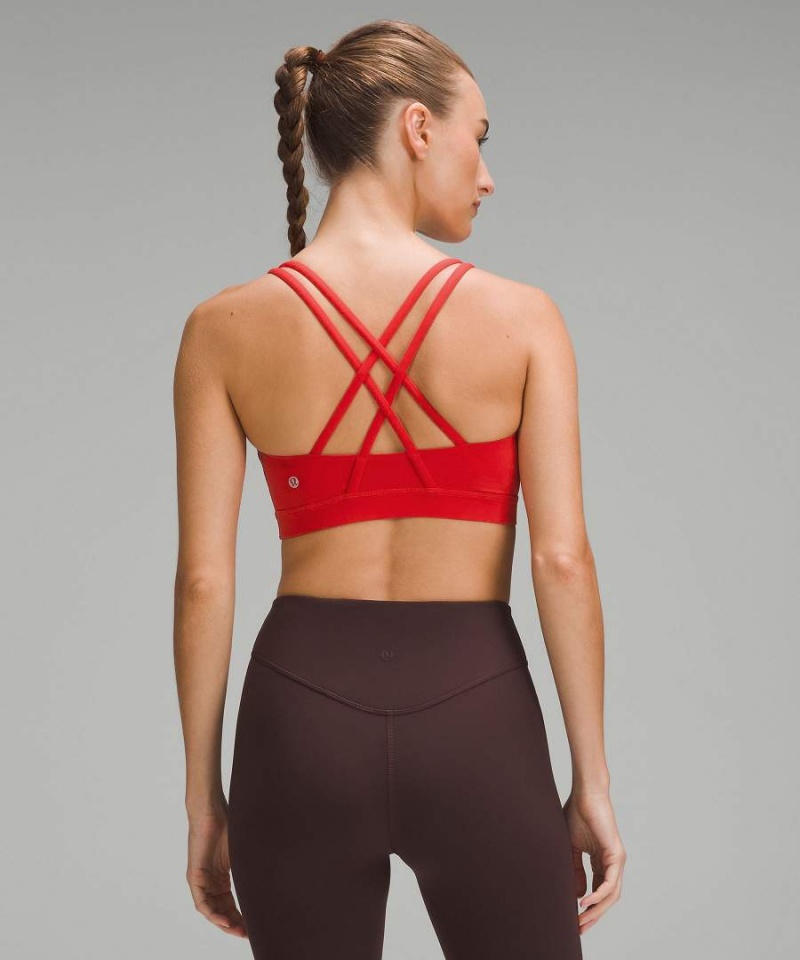 Sujetador Deportivo Lululemon Energy Bra Medium Support, B–D Cups Mujer Rojas Chile | 792WZNMBF