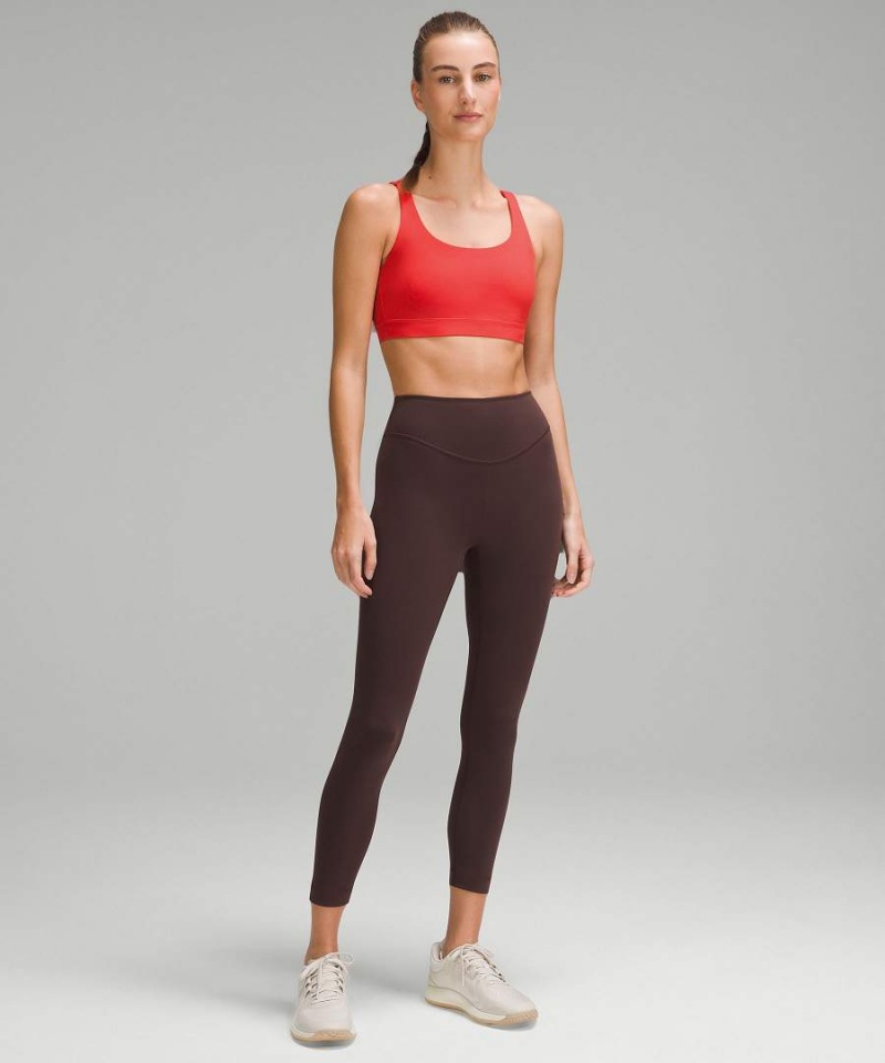 Sujetador Deportivo Lululemon Energy Bra Medium Support, B–D Cups Mujer Rojas Chile | 792WZNMBF