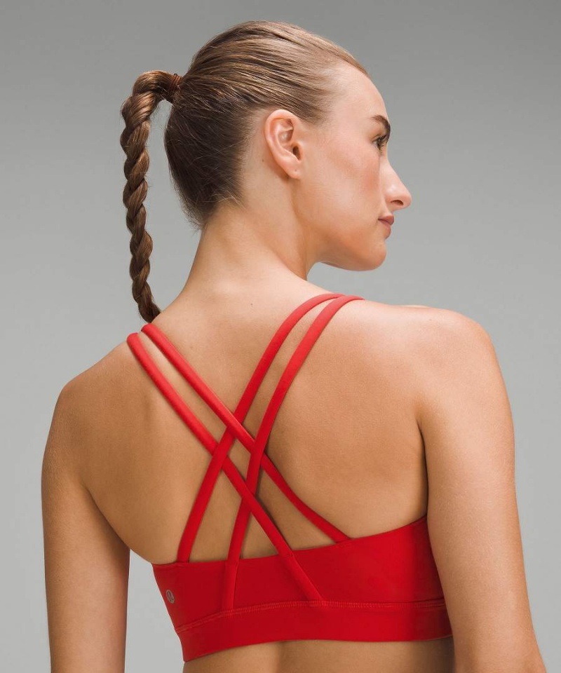 Sujetador Deportivo Lululemon Energy Bra Medium Support, B–D Cups Mujer Rojas Chile | 792WZNMBF
