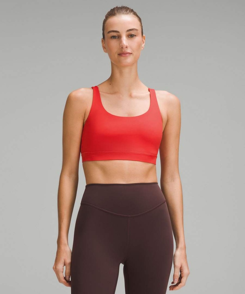 Sujetador Deportivo Lululemon Energy Bra Medium Support, B–D Cups Mujer Rojas Chile | 792WZNMBF