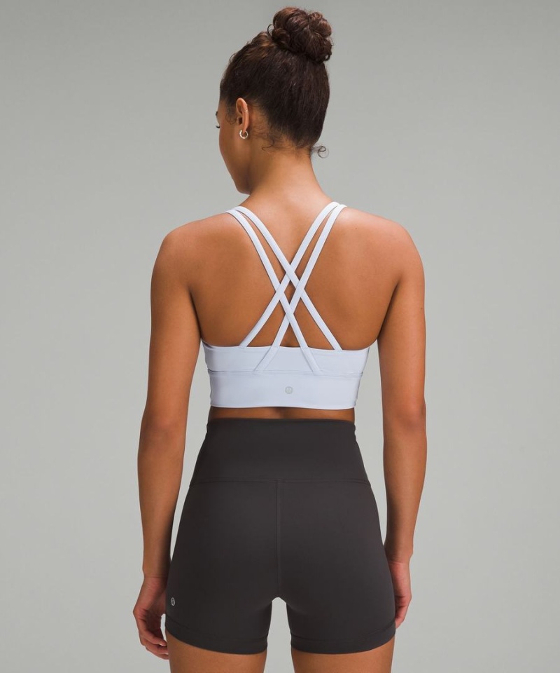 Sujetador Deportivo Lululemon Energy Longline Bra Medium Support, B–D Cups Mujer Blancas Chile | 948RDUPQI