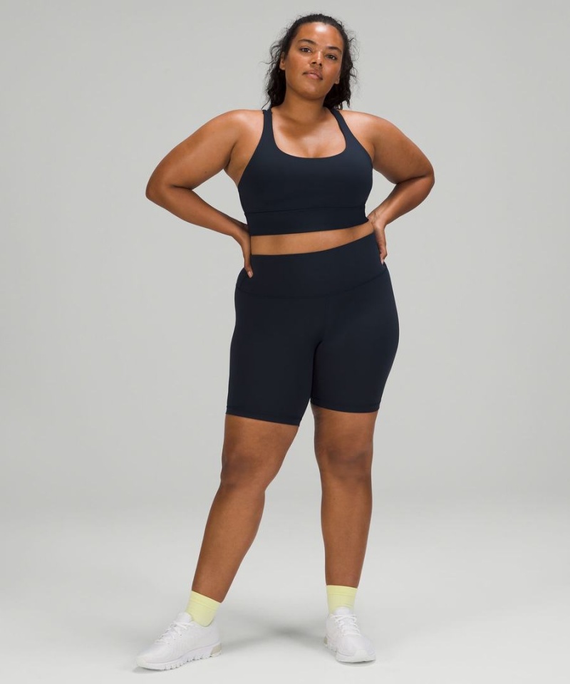 Sujetador Deportivo Lululemon Energy Longline Bra Medium Support, B–D Cups Mujer Azul Marino Chile | 153EWNUIS