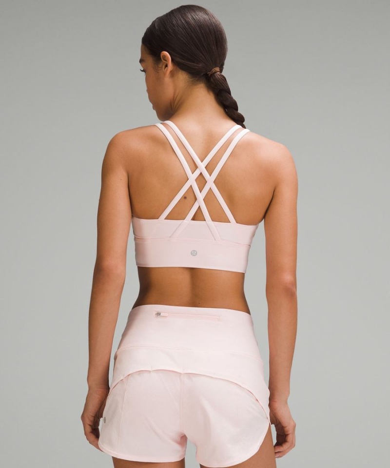 Sujetador Deportivo Lululemon Energy Longline Bra Medium Support, B–D Cups Mujer Rojas Claro Chile | 260JRDKNP