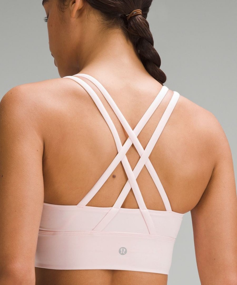 Sujetador Deportivo Lululemon Energy Longline Bra Medium Support, B–D Cups Mujer Rojas Claro Chile | 260JRDKNP