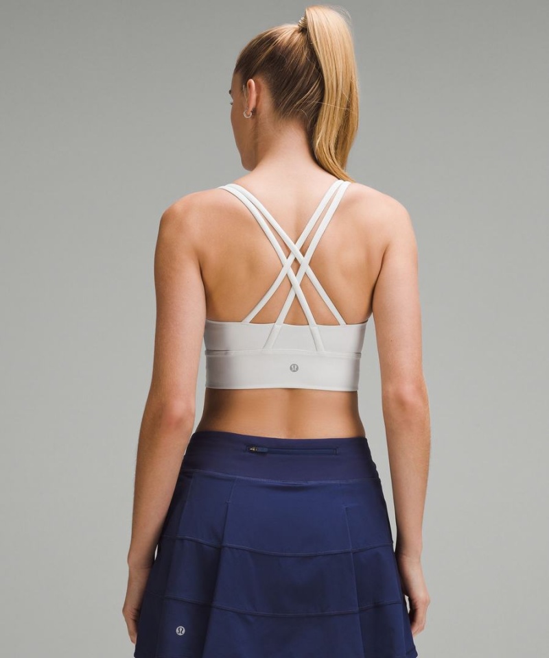 Sujetador Deportivo Lululemon Energy Longline Bra Medium Support, B–D Cups Mujer Blancas Chile | 327LHIWQJ