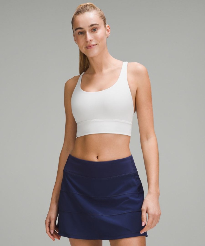 Sujetador Deportivo Lululemon Energy Longline Bra Medium Support, B–D Cups Mujer Blancas Chile | 327LHIWQJ