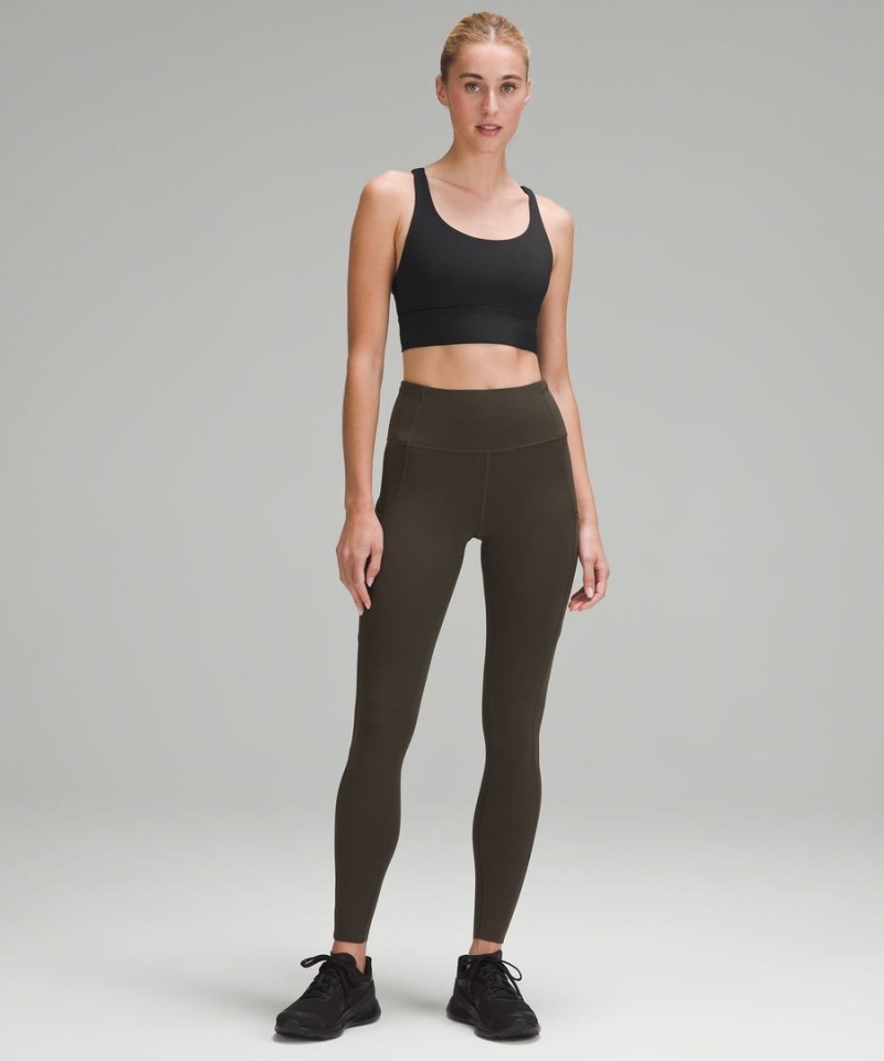 Sujetador Deportivo Lululemon Energy Longline Bra Medium Support, B–D Cups Mujer Negras Chile | 405GDNEQY