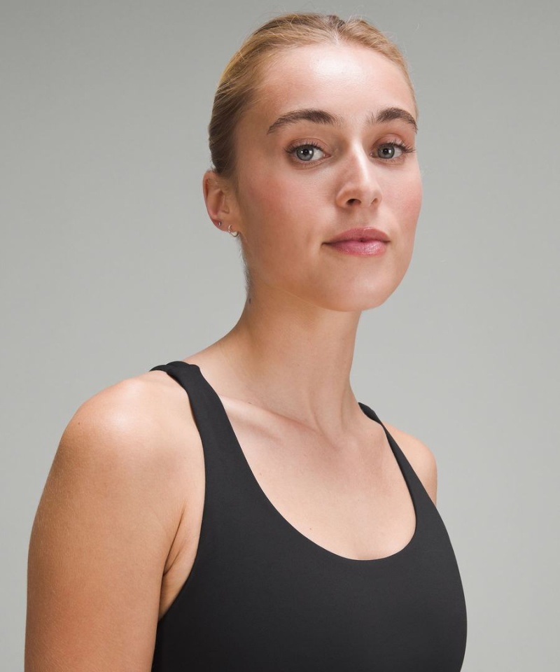 Sujetador Deportivo Lululemon Energy Longline Bra Medium Support, B–D Cups Mujer Negras Chile | 405GDNEQY