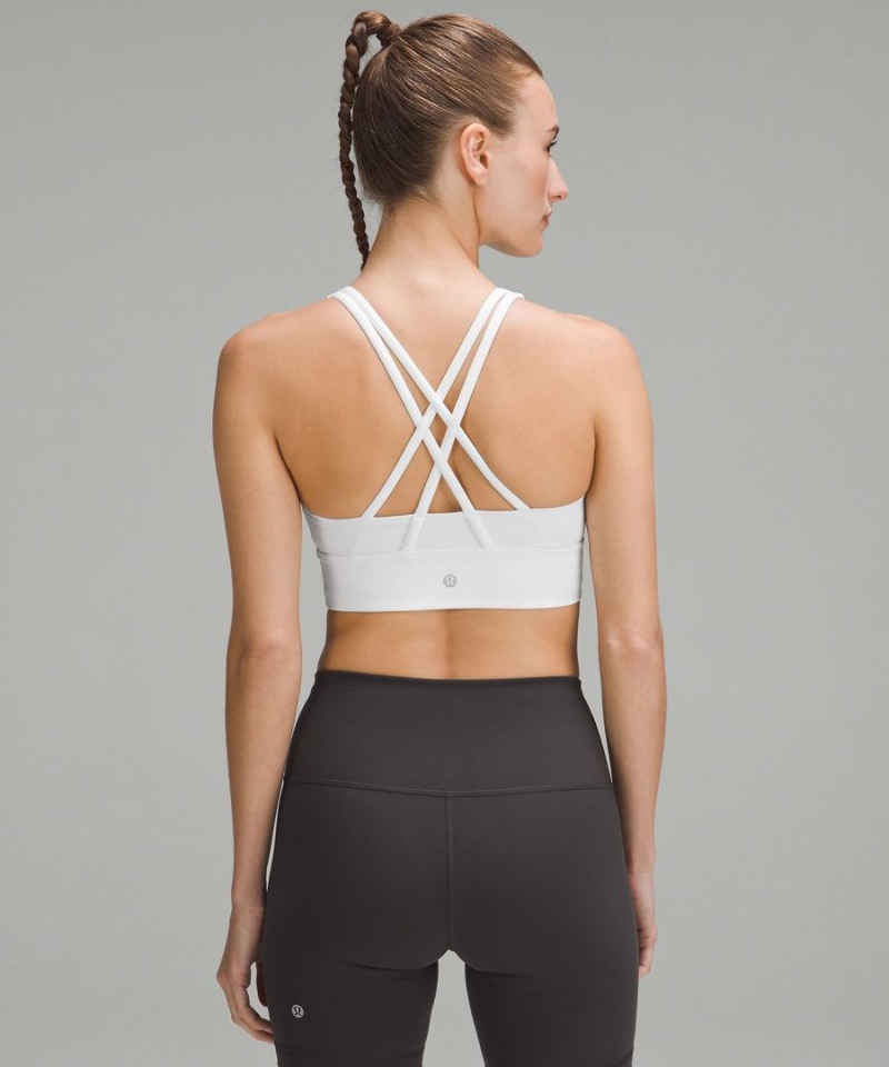 Sujetador Deportivo Lululemon Energy Longline Bra Medium Support, B–D Cups Mujer Blancas Chile | 193OHEQKG