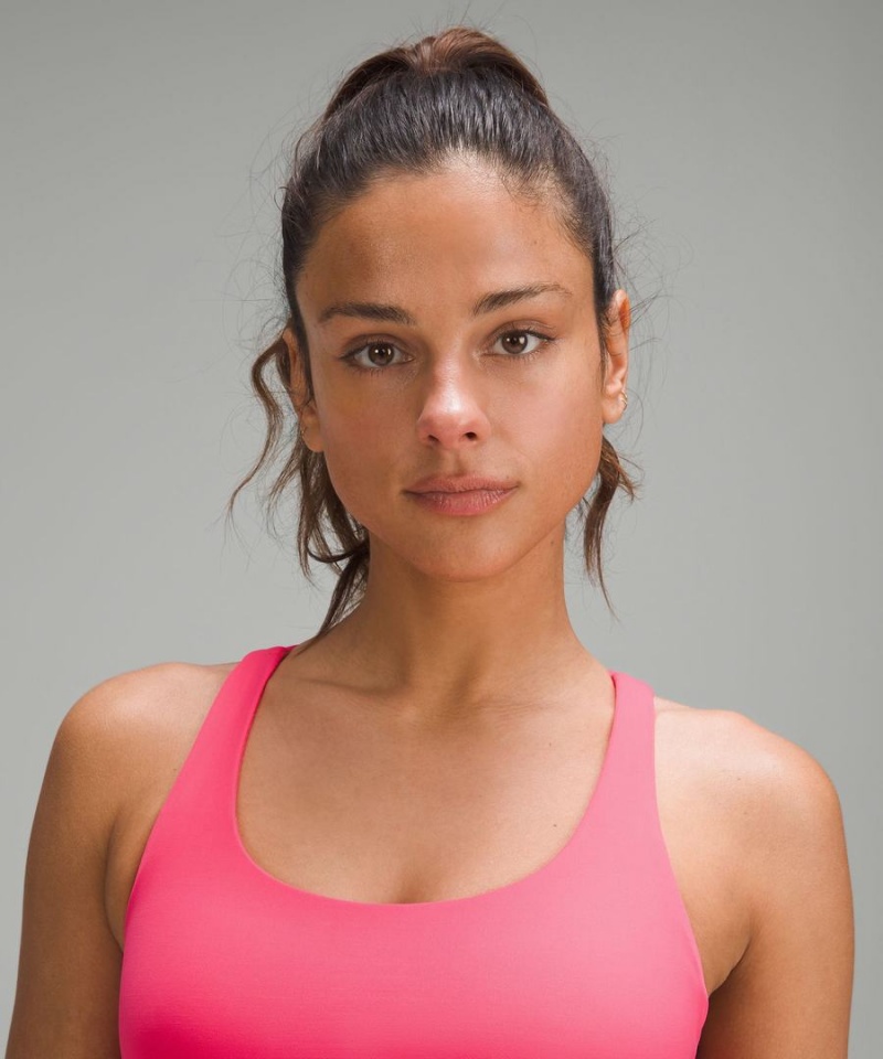 Sujetador Deportivo Lululemon Energy Longline Bra Medium Support, B–D Cups Mujer Rojas Chile | 724DPGXIA