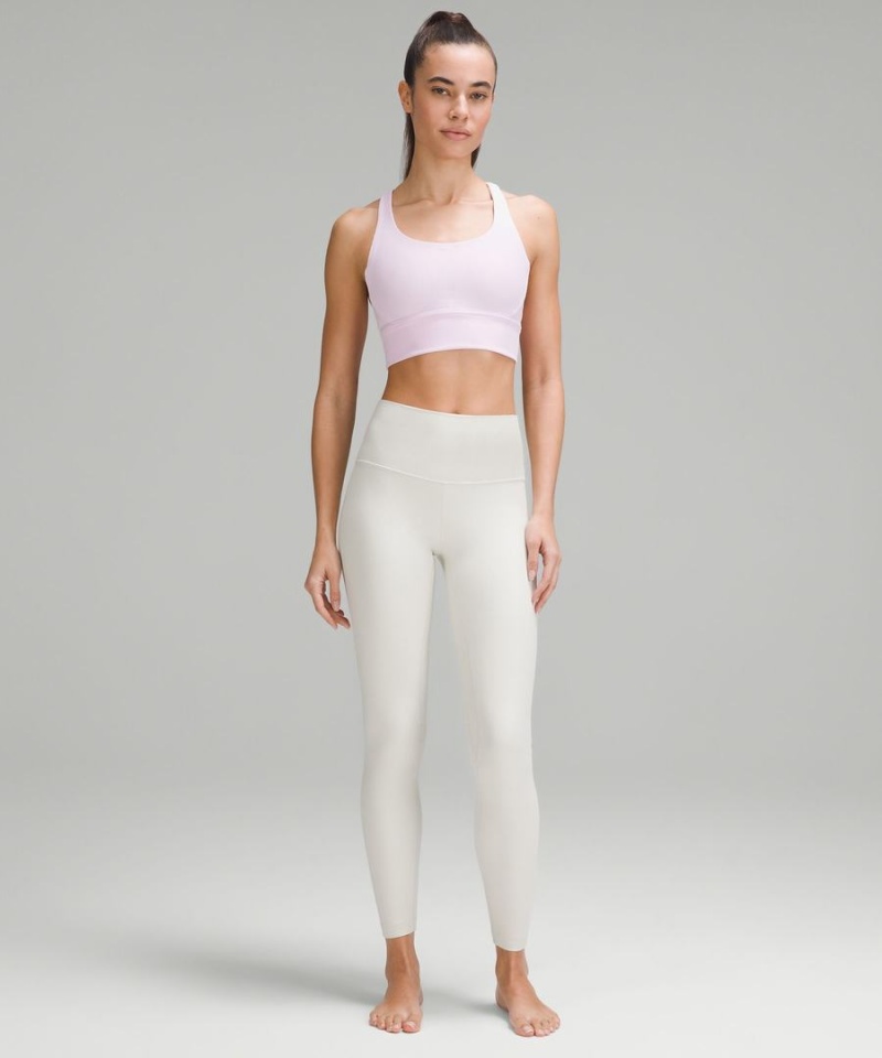 Sujetador Deportivo Lululemon Energy Longline Acanalado Bra Medium Support, B–D Cups Mujer Rosas Chile | 948IRYHEQ