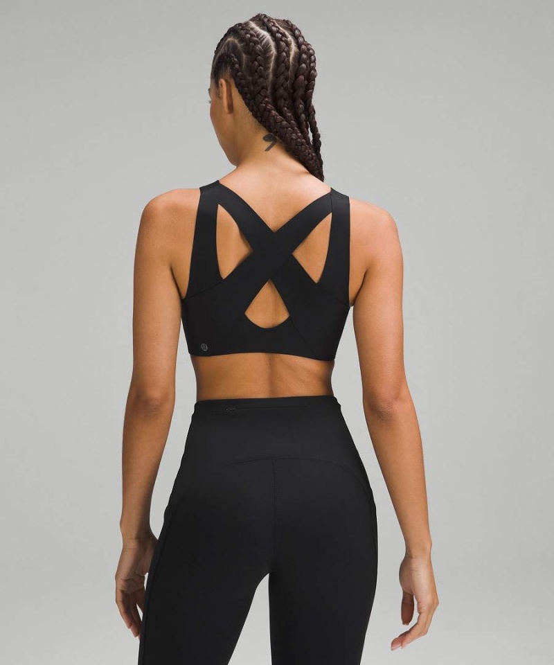 Sujetador Deportivo Lululemon Enlite Front-Zip Bra High Support, A–DDD(E) Cups Mujer Negras Chile | 058WRBTUH