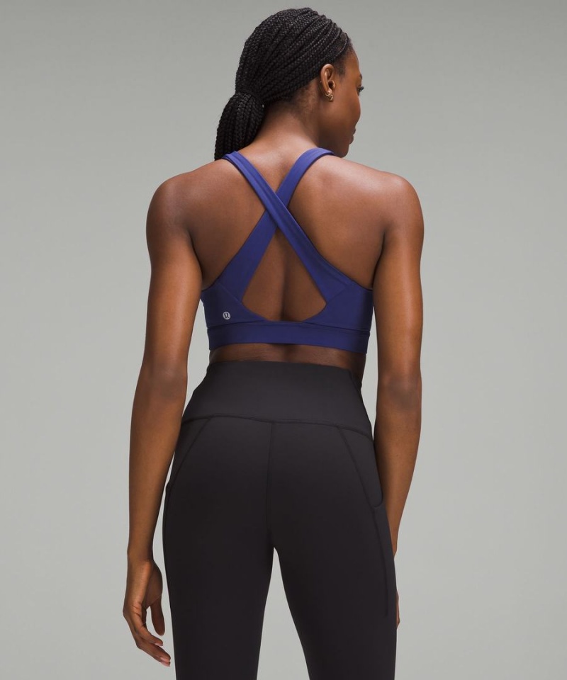 Sujetador Deportivo Lululemon Envital Bra Medium Support, D/DD Cup Mujer Azules Chile | 049KOSDUV