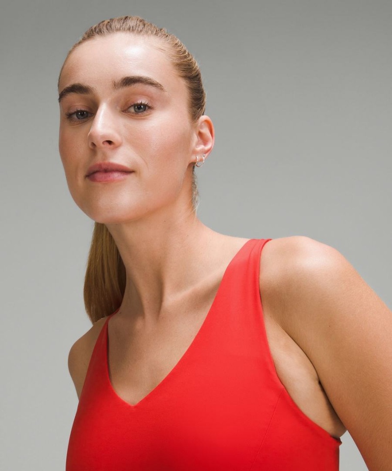 Sujetador Deportivo Lululemon Envital Bra Medium Support B/C Cup Mujer Rojas Chile | 826MDYFGI