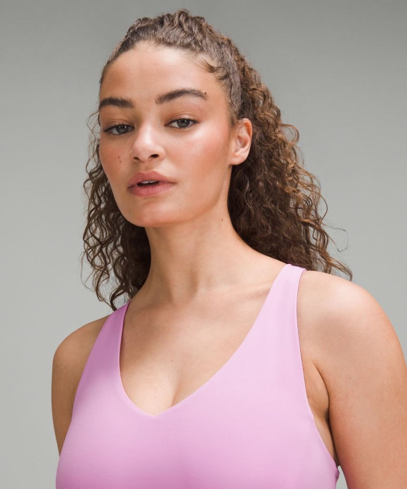 Sujetador Deportivo Lululemon Envital Bra Medium Support B/C Cup Mujer Moradas Chile | 490PBIFEM