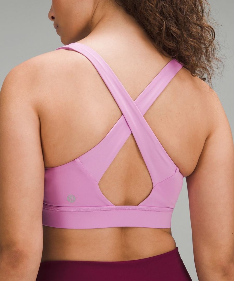 Sujetador Deportivo Lululemon Envital Bra Medium Support B/C Cup Mujer Moradas Chile | 490PBIFEM