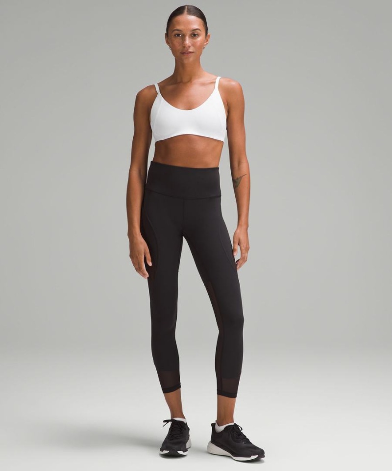Sujetador Deportivo Lululemon Everlux with Mesh Train Bra B/C Cup Mujer Blancas Chile | 926MXYJWH