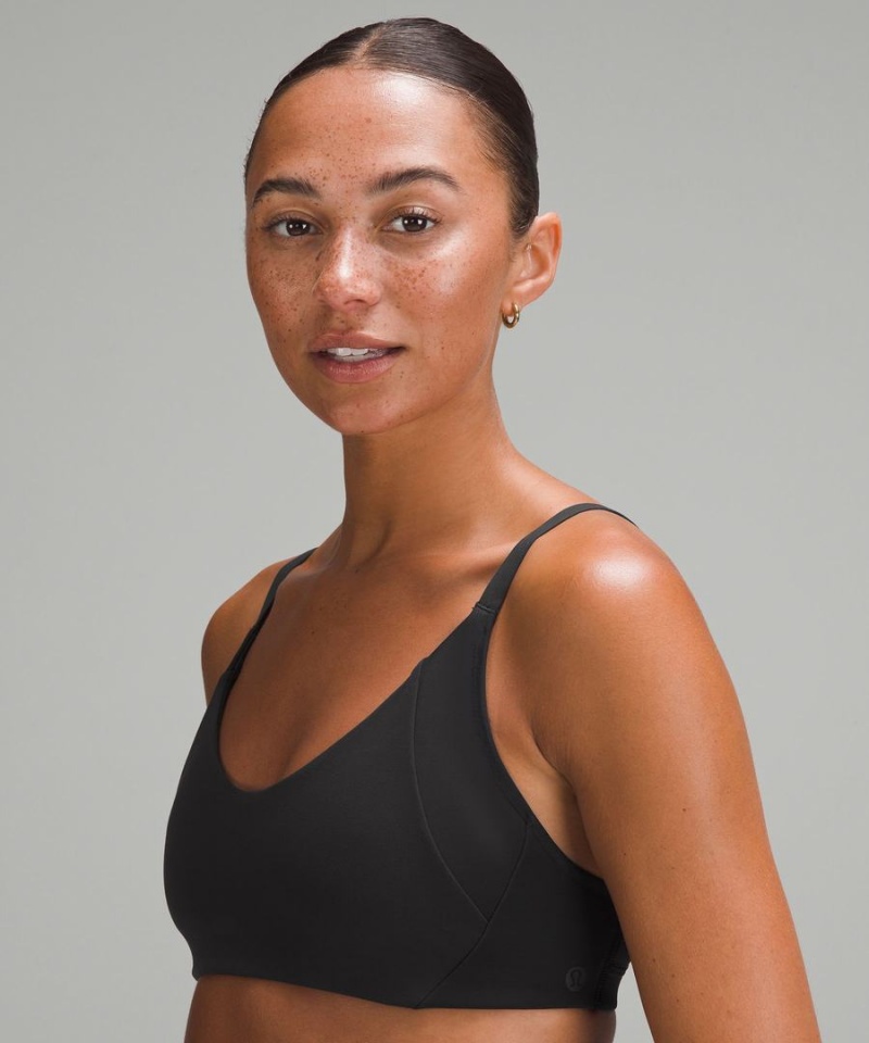 Sujetador Deportivo Lululemon Everlux with Mesh Train Bra B/C Cup Mujer Negras Chile | 274QMDULE