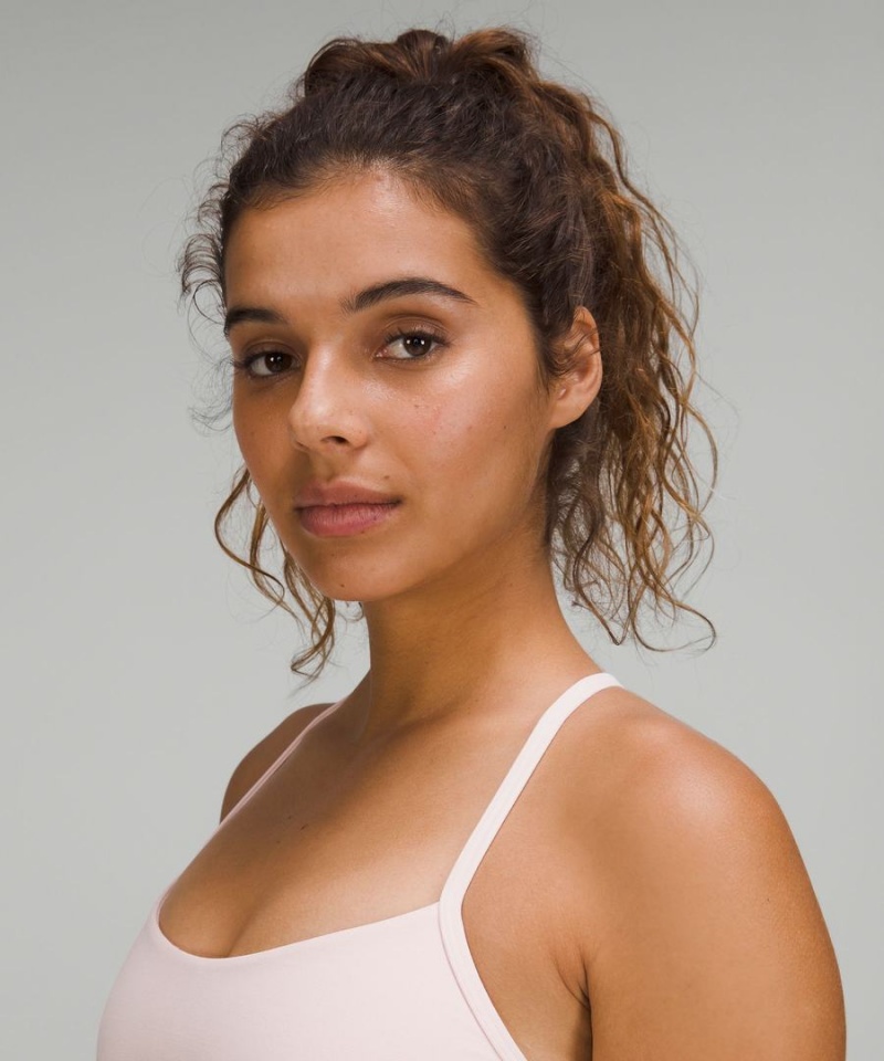 Sujetador Deportivo Lululemon Flow Y Bra Nulu Light Support, A–C Cups Mujer Rojas Claro Chile | 381SDKMQI