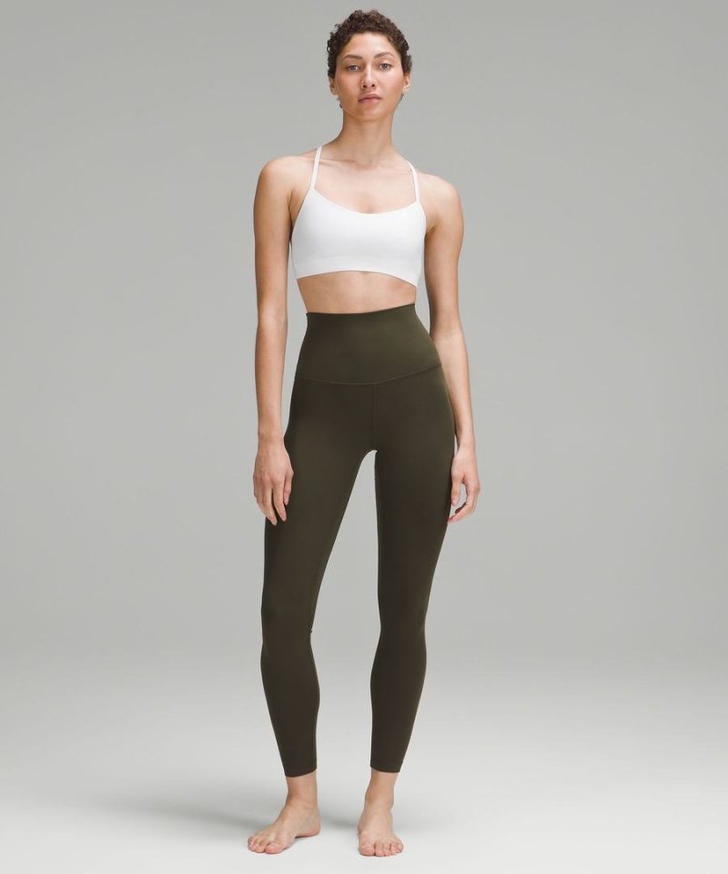 Sujetador Deportivo Lululemon Flow Y Bra Nulu Light Support, A–C Cups Mujer Blancas Chile | 236OHMYZF