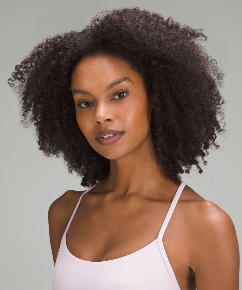 Sujetador Deportivo Lululemon Flow Y Bra Nulu Light Support, A–C Cups Mujer Rosas Chile | 385IVCPSN