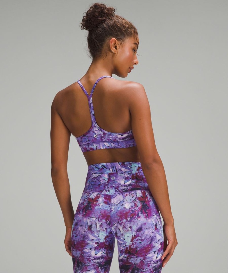 Sujetador Deportivo Lululemon Flow Y Bra Nulu Light Support, A–C Cups Mujer Multicolor Chile | 568DAEJKR