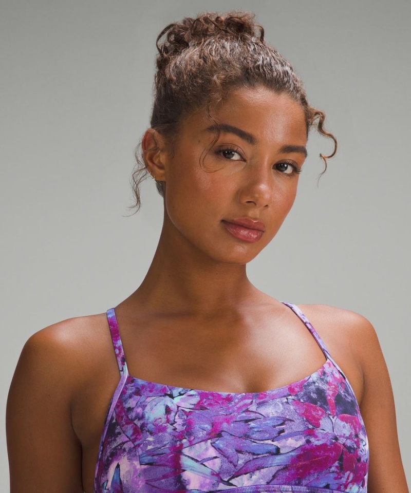 Sujetador Deportivo Lululemon Flow Y Bra Nulu Light Support, A–C Cups Mujer Multicolor Chile | 568DAEJKR
