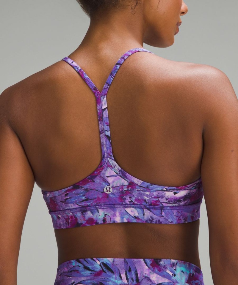 Sujetador Deportivo Lululemon Flow Y Bra Nulu Light Support, A–C Cups Mujer Multicolor Chile | 568DAEJKR