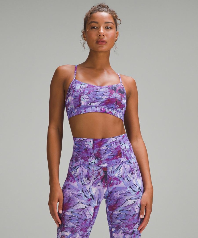 Sujetador Deportivo Lululemon Flow Y Bra Nulu Light Support, A–C Cups Mujer Multicolor Chile | 568DAEJKR