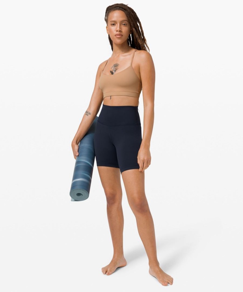 Sujetador Deportivo Lululemon Flow Y Bra Nulu Light Support, A–C Cups Mujer Kaki Chile | 714USIVBX
