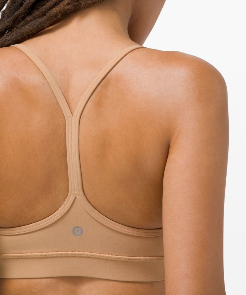 Sujetador Deportivo Lululemon Flow Y Bra Nulu Light Support, A–C Cups Mujer Kaki Chile | 714USIVBX