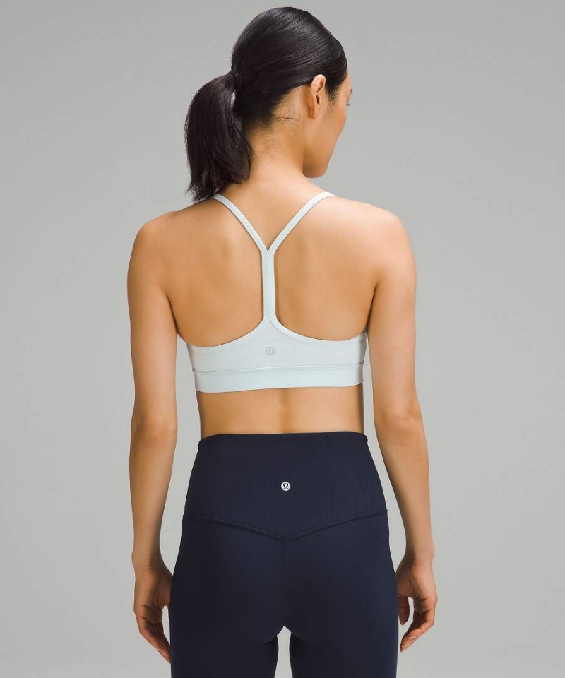 Sujetador Deportivo Lululemon Flow Y Bra Nulu Light Support, A–C Cups Mujer Azules Chile | 957EKOZCA