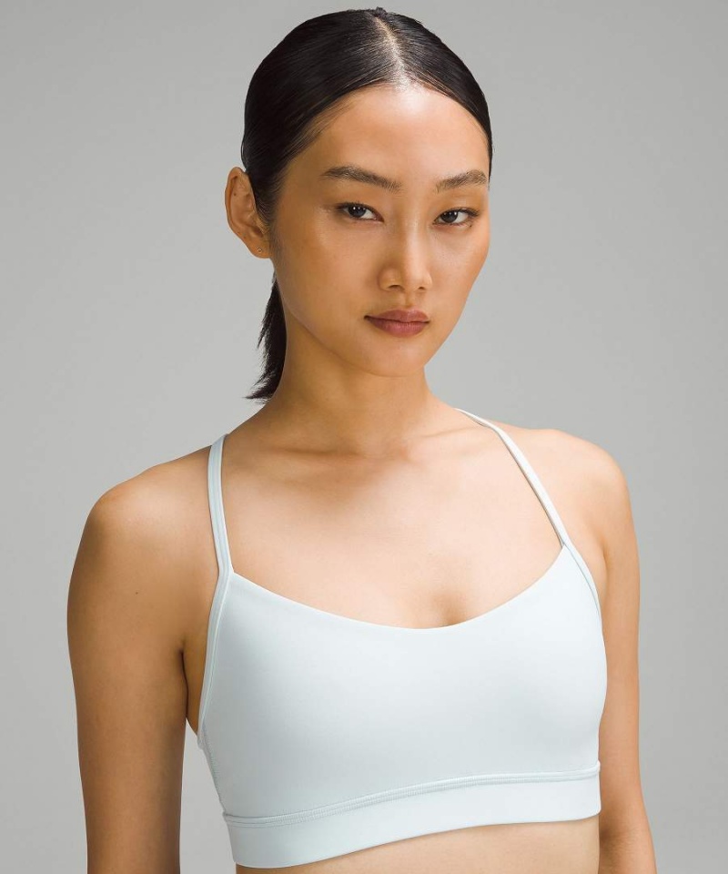 Sujetador Deportivo Lululemon Flow Y Bra Nulu Light Support, A–C Cups Mujer Azules Chile | 957EKOZCA