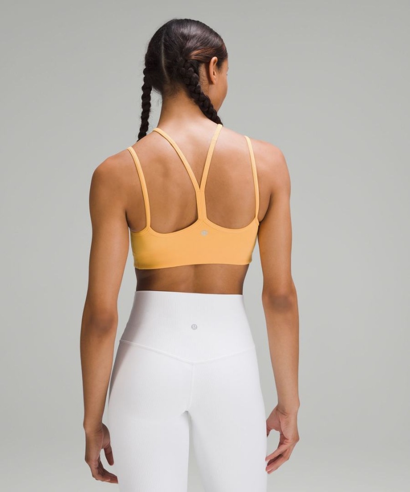 Sujetador Deportivo Lululemon Flow Y Tiras Bra Nulu Light Support, A–C Cups Mujer Mango Chile | 091AQZBXV