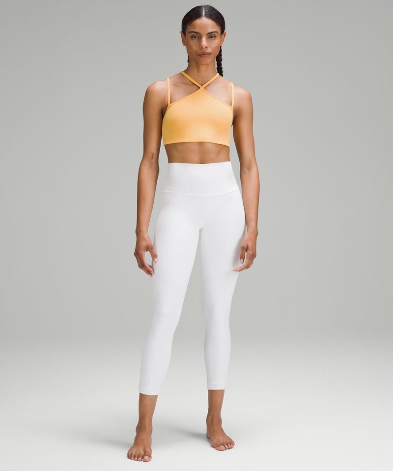 Sujetador Deportivo Lululemon Flow Y Tiras Bra Nulu Light Support, A–C Cups Mujer Mango Chile | 091AQZBXV