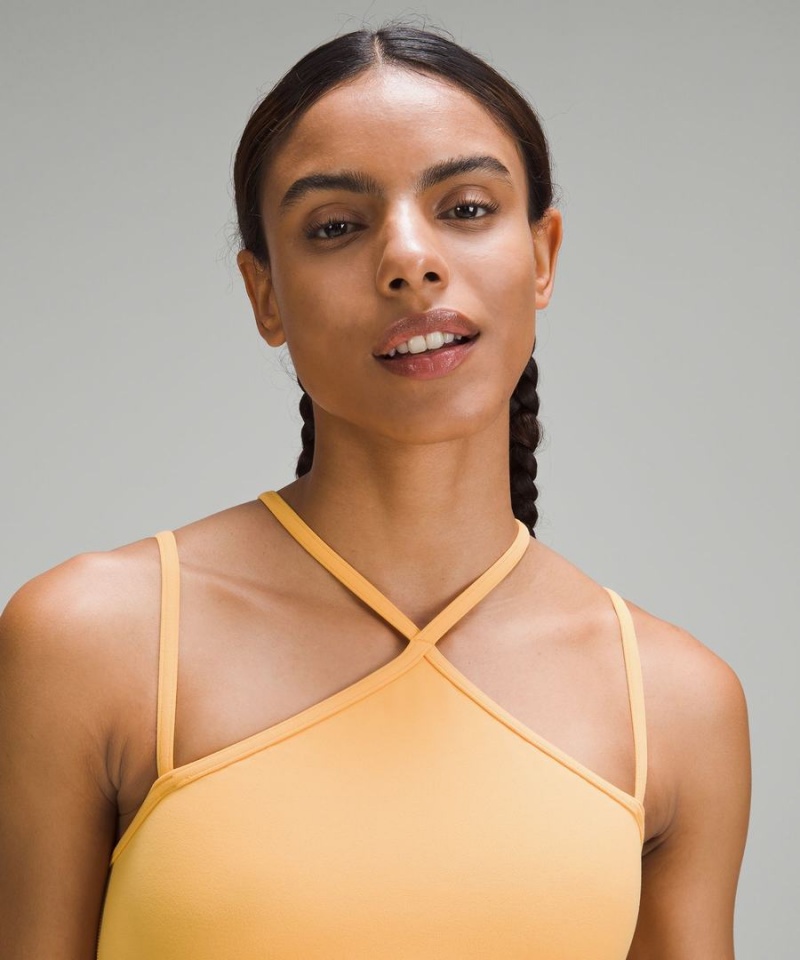 Sujetador Deportivo Lululemon Flow Y Tiras Bra Nulu Light Support, A–C Cups Mujer Mango Chile | 091AQZBXV