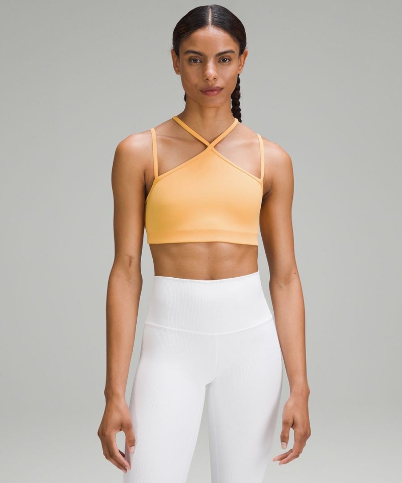 Sujetador Deportivo Lululemon Flow Y Tiras Bra Nulu Light Support, A–C Cups Mujer Mango Chile | 091AQZBXV