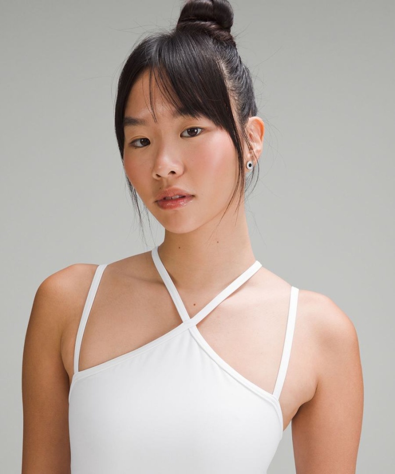 Sujetador Deportivo Lululemon Flow Y Tiras Bra Nulu Light Support, A–C Cups Mujer Blancas Chile | 970BQOXAF