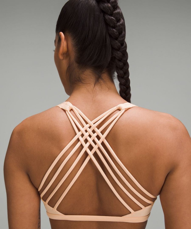 Sujetador Deportivo Lululemon Free to Be Bra - Wild Light Support, A/B Cup Mujer Coral Chile | 783VWQNLT