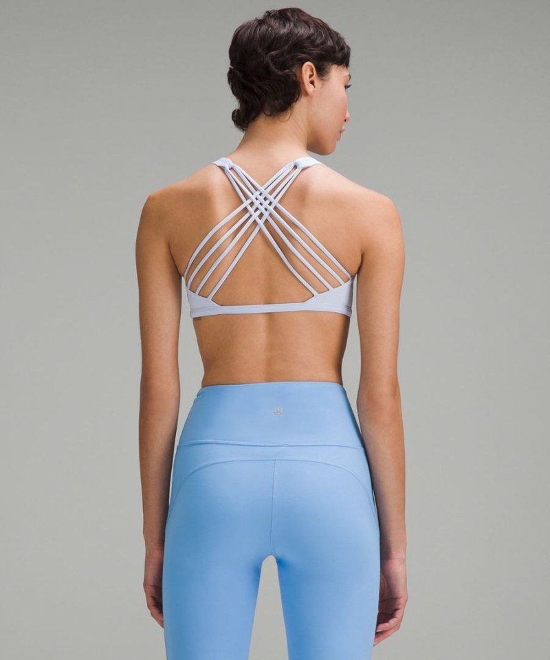 Sujetador Deportivo Lululemon Free to Be Bra - Wild Light Support, A/B Cup Mujer Blancas Chile | 309SGJUTO