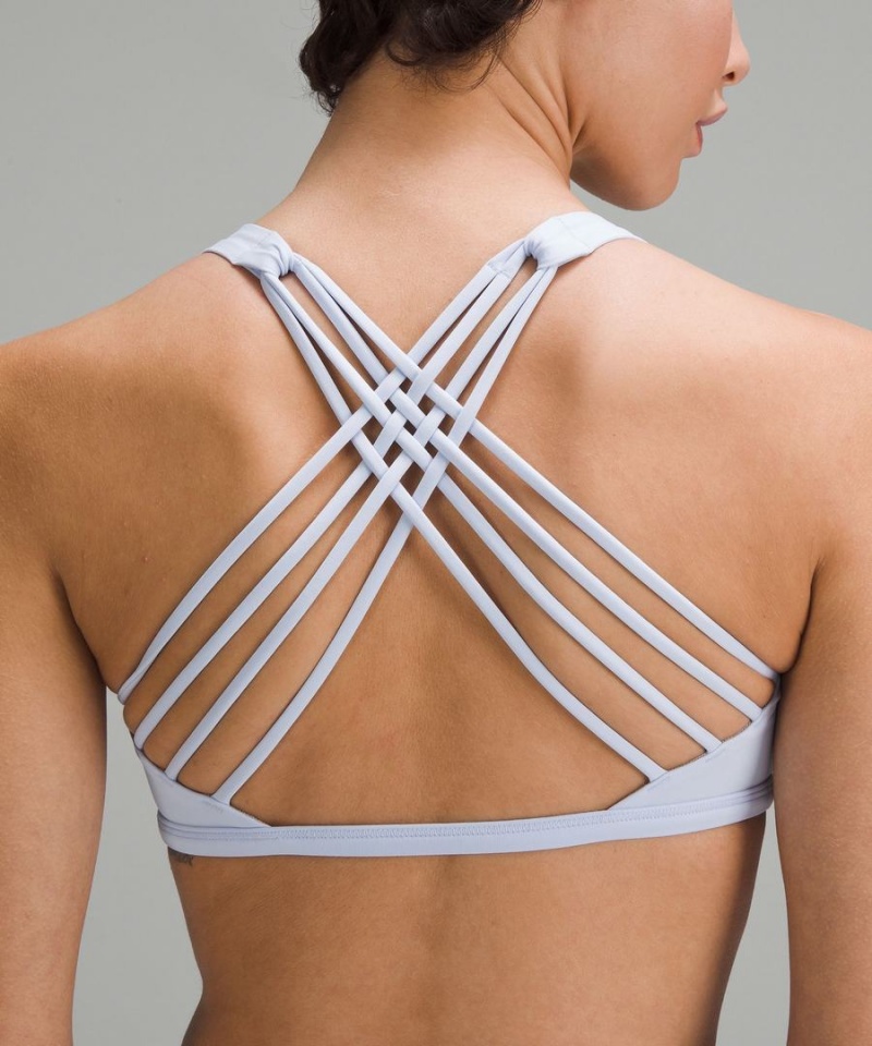 Sujetador Deportivo Lululemon Free to Be Bra - Wild Light Support, A/B Cup Mujer Blancas Chile | 309SGJUTO