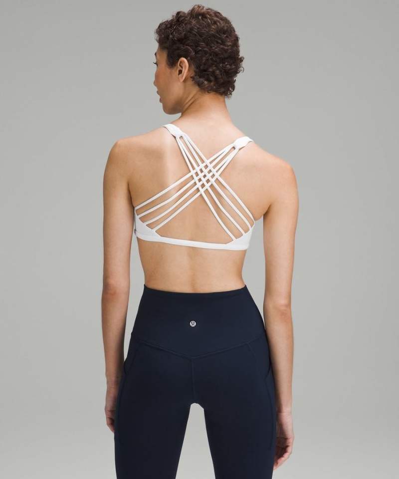 Sujetador Deportivo Lululemon Free to Be Bra - Wild Light Support, A/B Cup Mujer Blancas Chile | 193CXFZNQ
